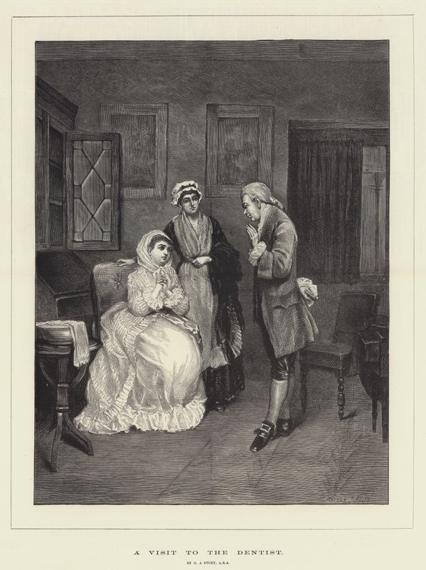 Návštěva u zubaře od George Adolphus Storey