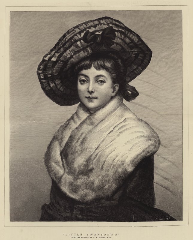 Malý Swansdown od George Adolphus Storey