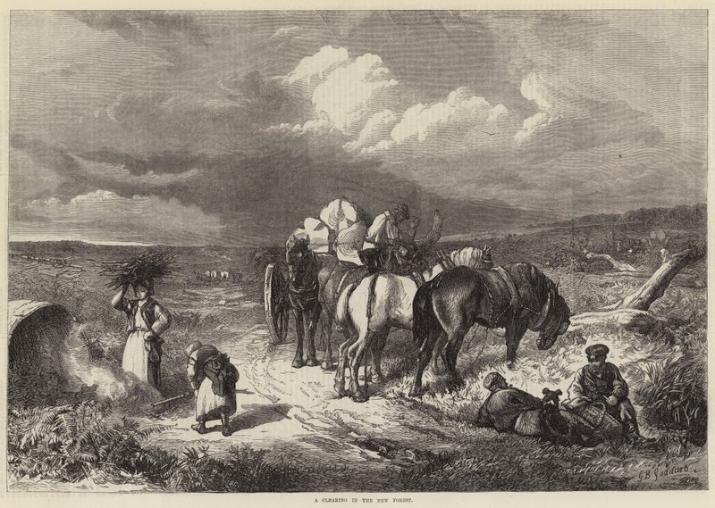Mýtina v Novém lese od George Bouverie Goddard