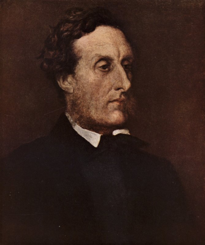 Antony Ashley-Cooper, sedmý hrabě z Shaftesbury, KG od George Frederick Watts