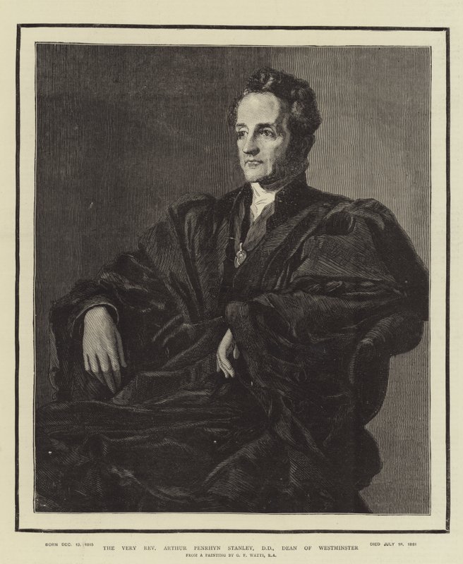 Velmi reverend Arthur Penrhyn Stanley, DD, děkan z Westminsteru od George Frederick Watts