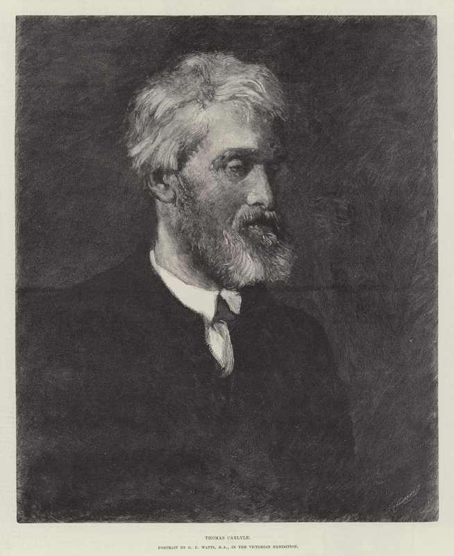 rytina Thomas Carlyle od George Frederick Watts