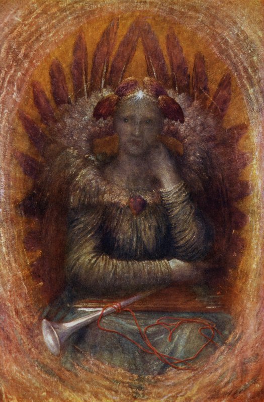 Obyvatel v nejniternějším od George Frederick after Watts
