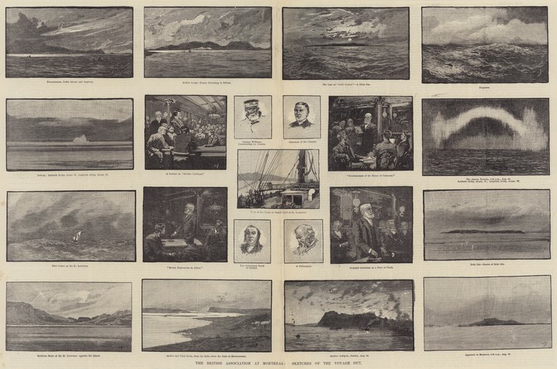 Britská asociace v Montrealu, Sketches of the Voyage ven od George L. Seymour