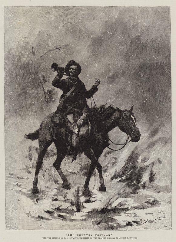 Venkovský pošťák od George L. Seymour