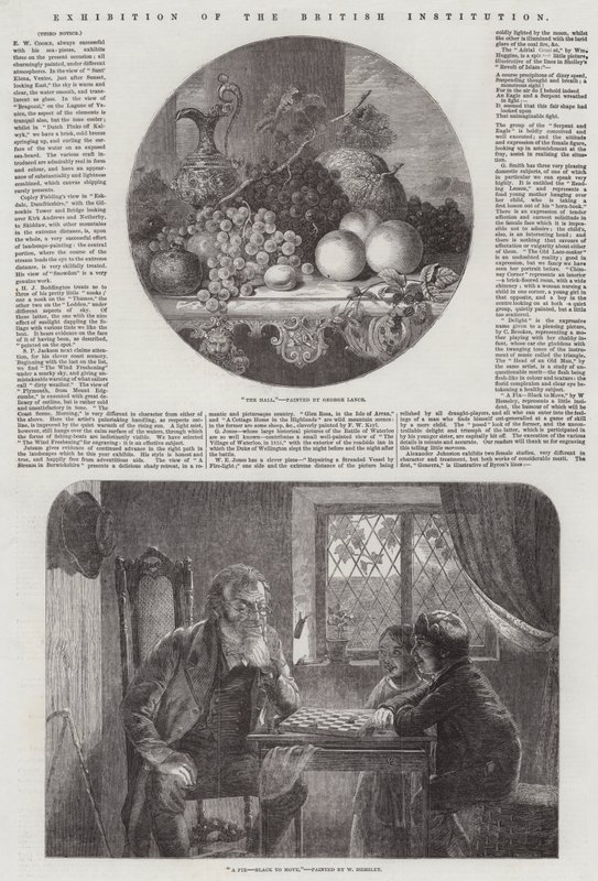 Výstava britské instituce od George Lance
