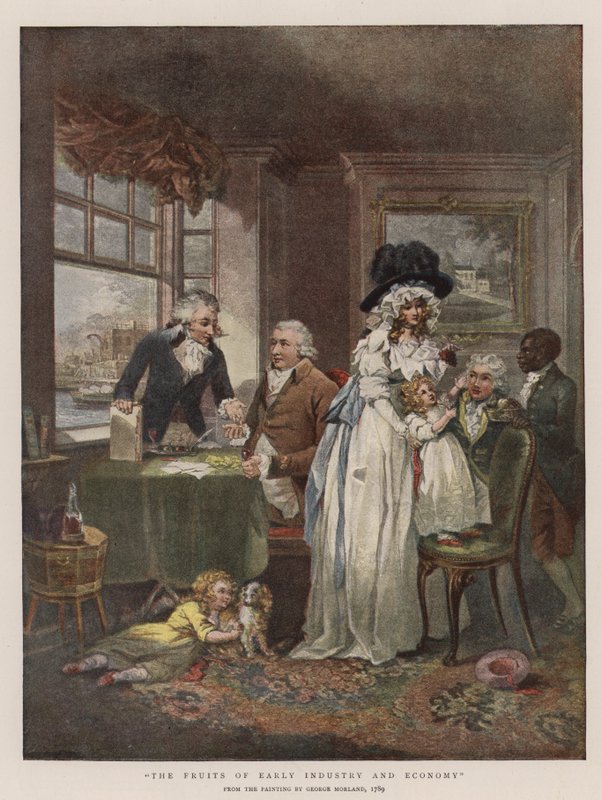 Plody raného průmyslu a hospodářství (chromolitho) od George Morland