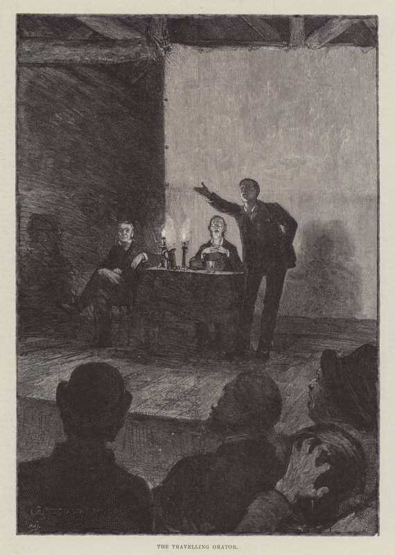 Cestující řečník od George Percy Jacomb Hood