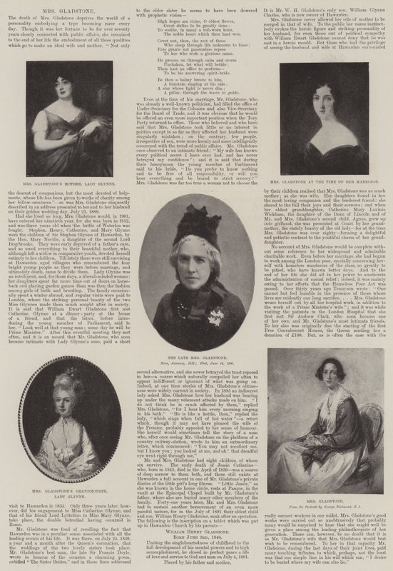paní Gladstoneová od George Richmond