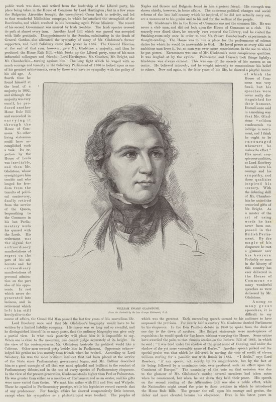 Suvenýr pana Gladstonea od George Richmond
