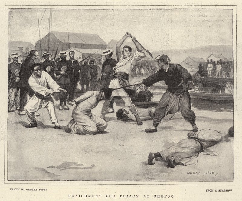 Trest za pirátství v Chefoo od George Soper