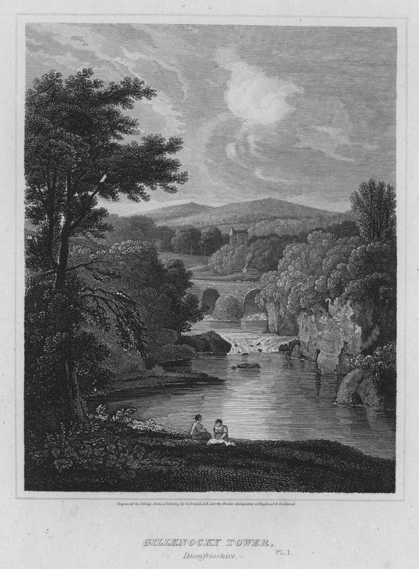 Gillknocky Tower, Dumfriesshire (rytina) od George (after) Arnald
