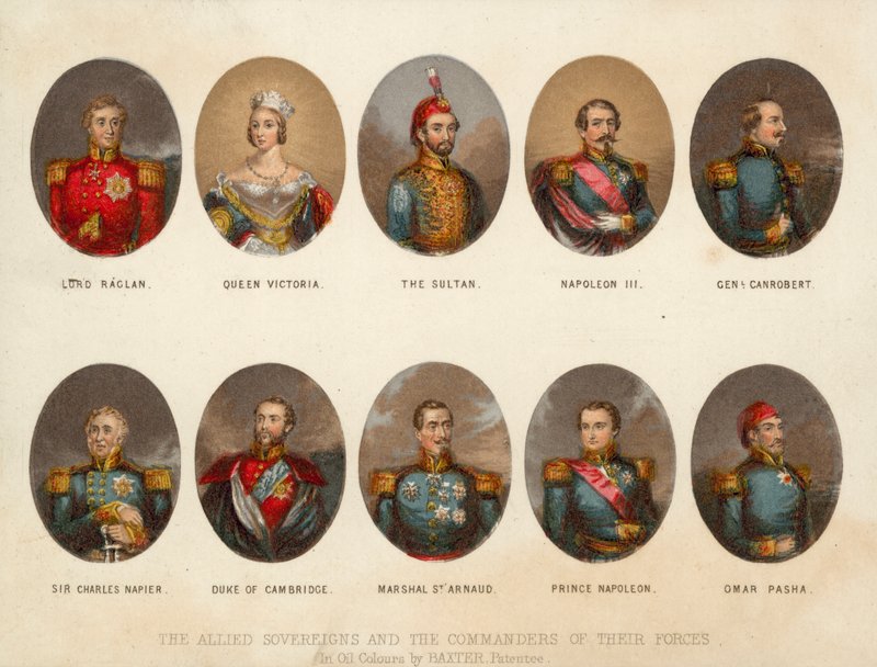 Spojenečtí panovníci a vojenští velitelé krymské války od George (after) Baxter