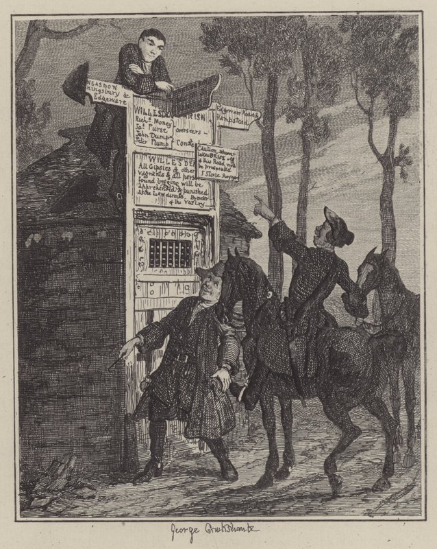 Ilustrace pro Jack Sheppard (rytina) od George (after) Cruikshank