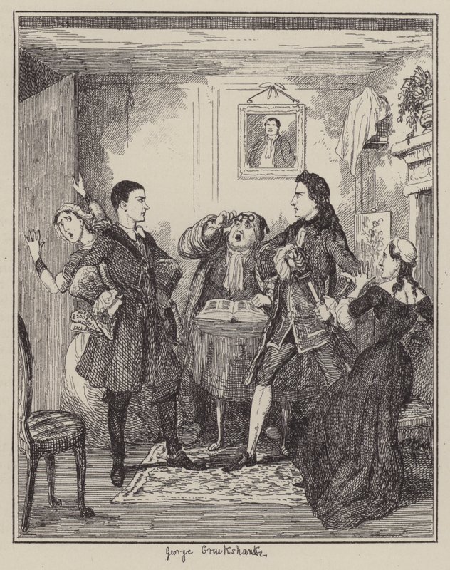 Ilustrace pro Jack Sheppard (rytina) od George (after) Cruikshank