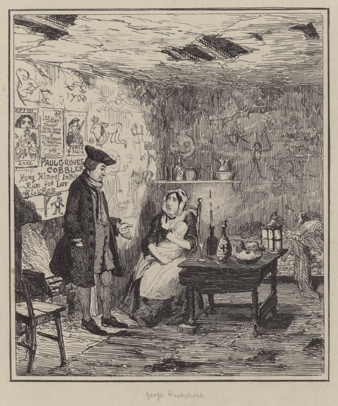 Ilustrace pro Jack Sheppard (rytina) od George (after) Cruikshank