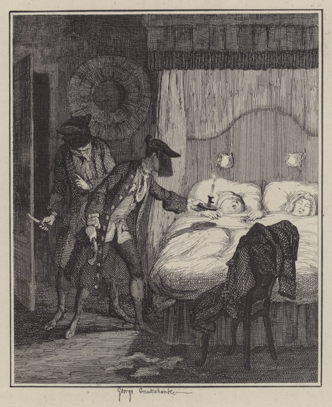 Ilustrace pro Jacka Shepparda (rytina) od George (after) Cruikshank