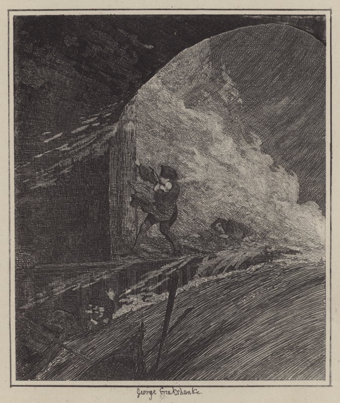 Ilustrace pro Jack Sheppard (rytina) od George (after) Cruikshank