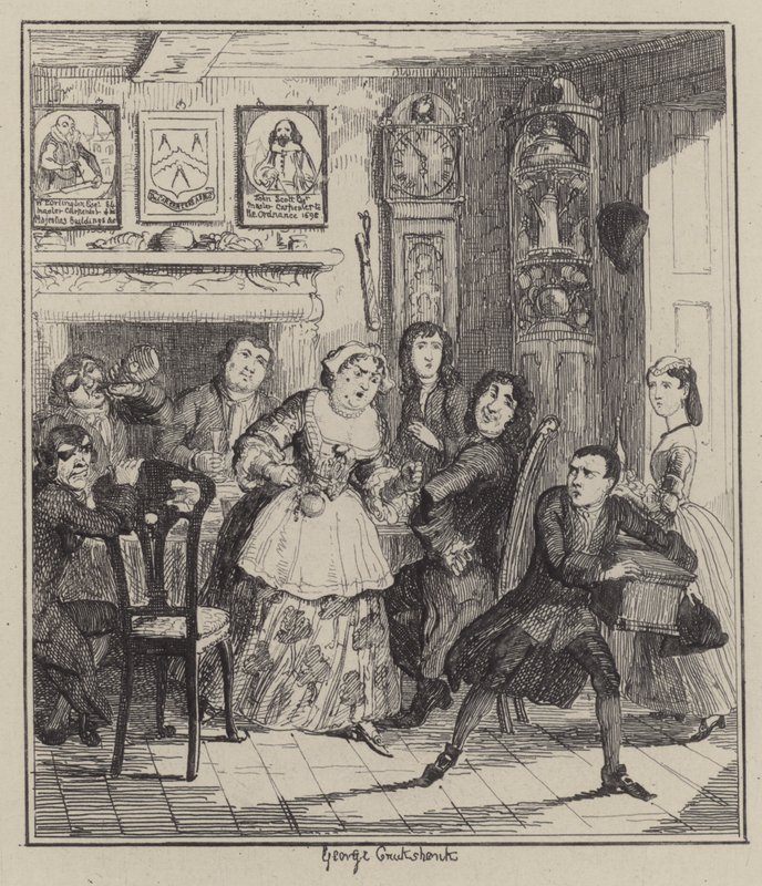 Ilustrace pro Jack Sheppard (rytina) od George (after) Cruikshank