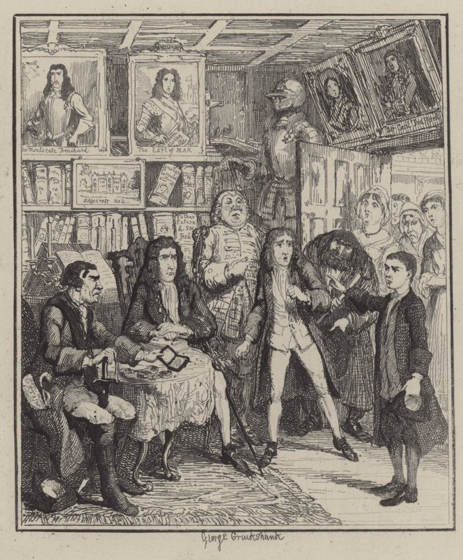 Ilustrace pro Jack Sheppard (rytina) od George (after) Cruikshank
