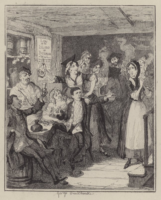 Ilustrace pro Jack Sheppard (rytina) od George (after) Cruikshank