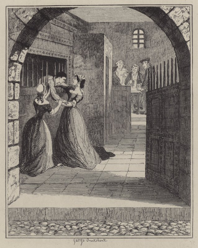 Ilustrace pro Jack Sheppard (rytina) od George (after) Cruikshank