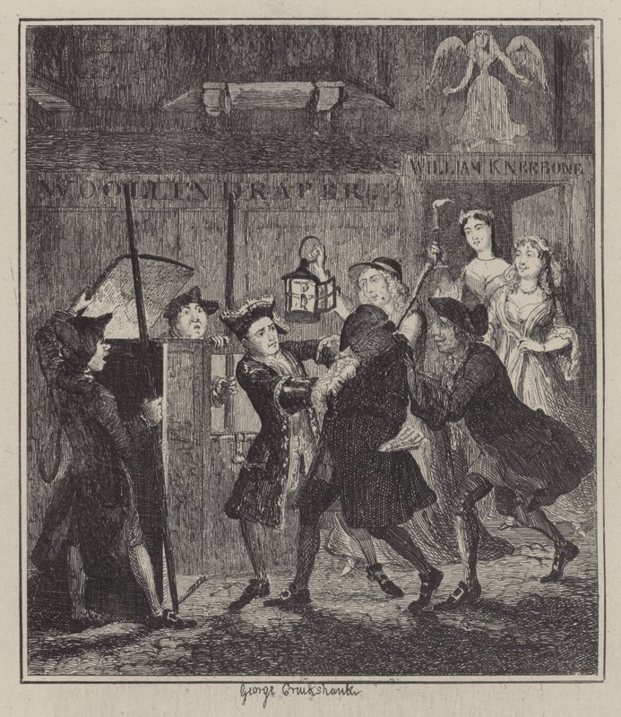 Ilustrace pro Jack Sheppard (rytina) od George (after) Cruikshank