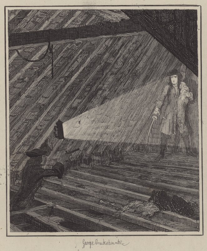 Ilustrace pro Jack Sheppard (rytina) od George (after) Cruikshank