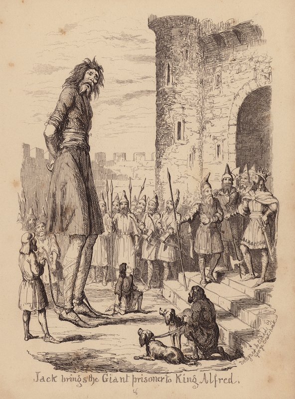Jack a fazolový stonek (rytina) od George (after) Cruikshank
