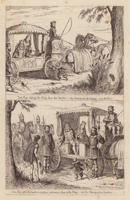 Kocour v botách (rytina) od George (after) Cruikshank