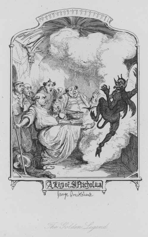 Zlatá legenda (rytina) od George (after) Cruikshank