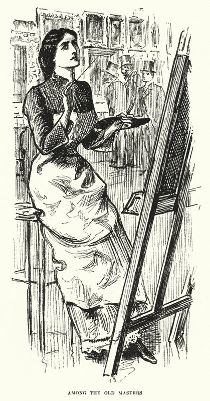 Ilustrace pro Trilby od George du Maurier (rytina) od George (after) Du Maurier
