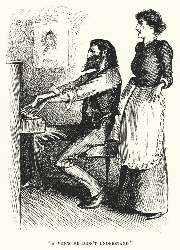 Ilustrace pro Trilby od George du Maurier (rytina) od George (after) Du Maurier