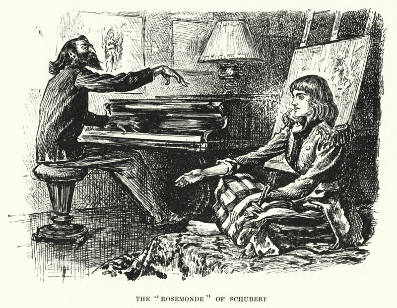 Ilustrace pro Trilby od George du Maurier (rytina) od George (after) Du Maurier