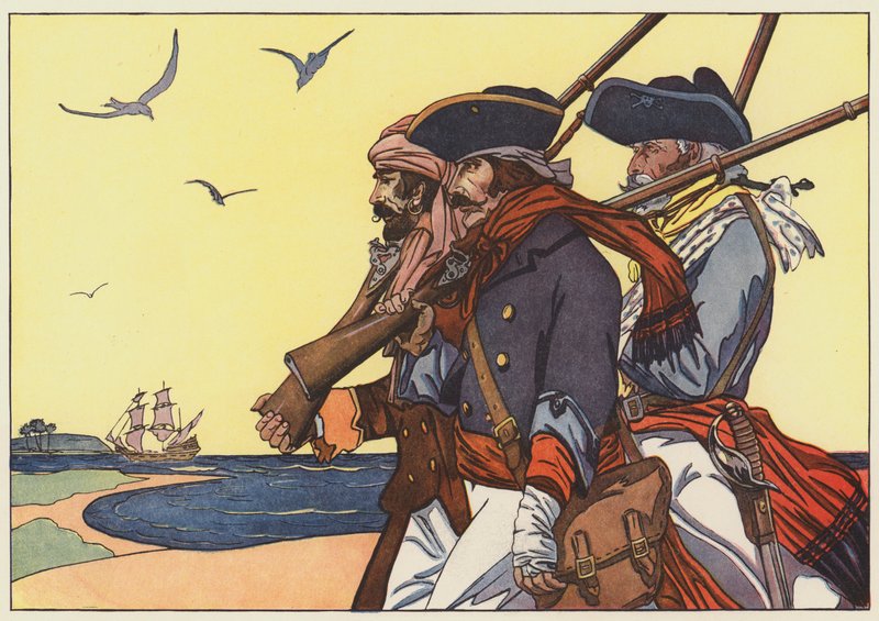 Piráti na ostrově Tortuga od George Alfred Williams
