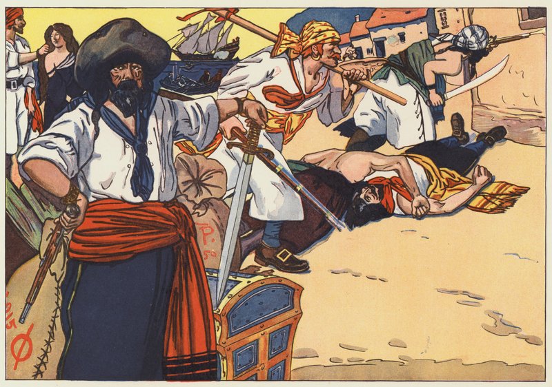 Piráti procházeli ulicemi, pálili, drancovali a vraždili od George Alfred Williams