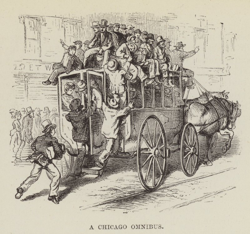 Chicago Omnibus od George Augustus Sala