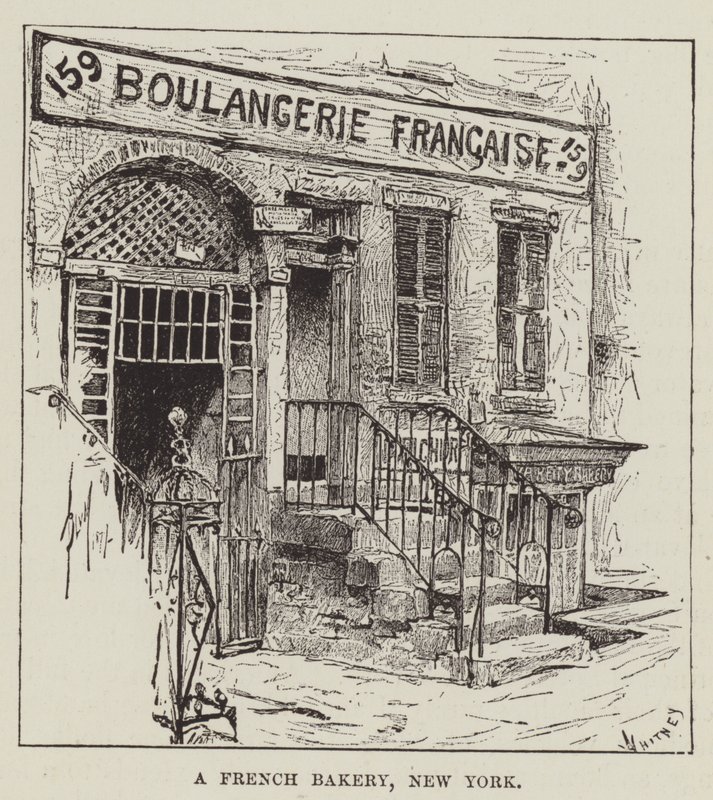 Francouzská pekárna, New York od George Augustus Sala