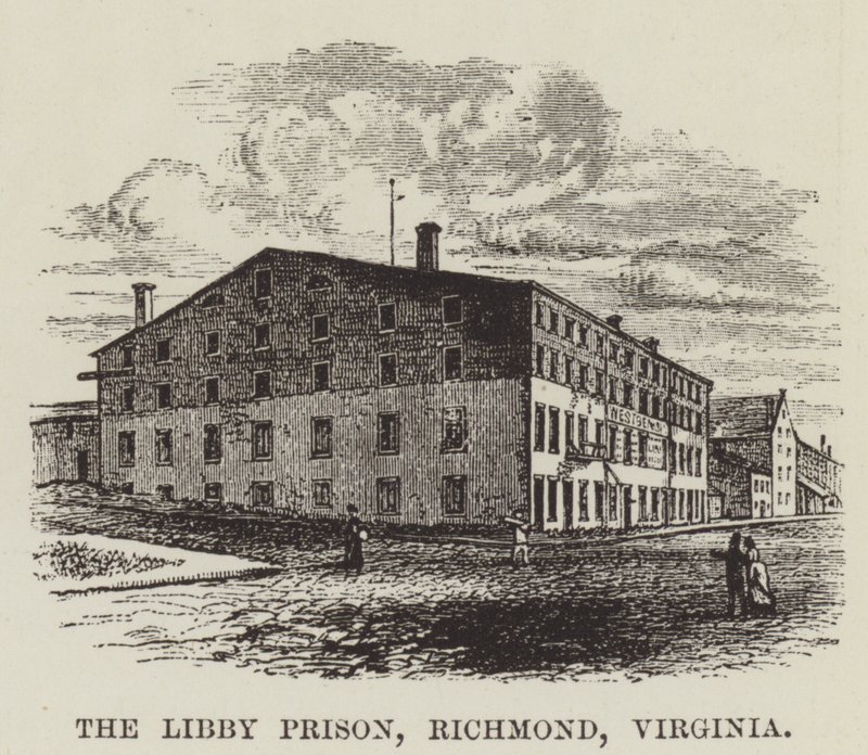 Vězení Libby, Richmond, Virginie od George Augustus Sala