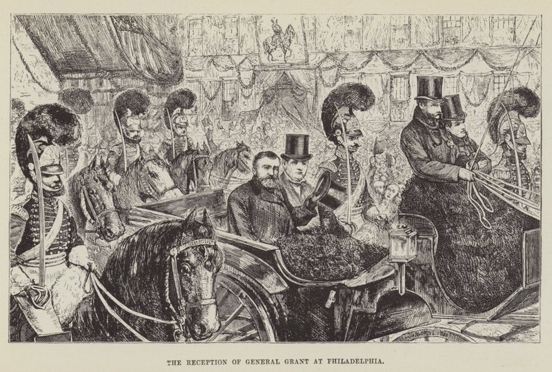 Přijetí generálního Granta ve Philadelphii od George Augustus Sala