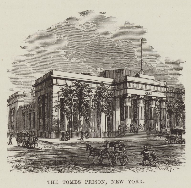 The Tombs Prison, New York od George Augustus Sala