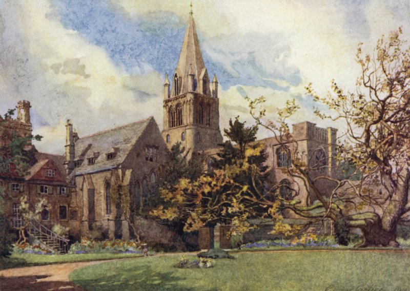 Oxford: Christ Church z jedné z Canon
