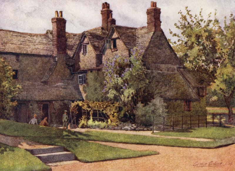 Oxford: (barevná litografie) od George Carline