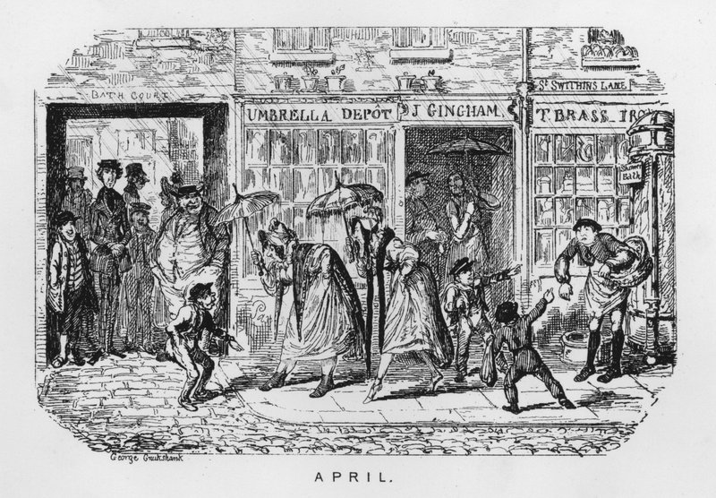 duben (rytina) od George Cruikshank