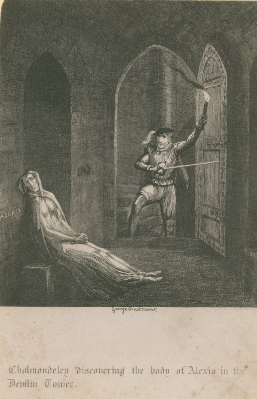 Cholmondeley objevil tělo Alexie od George Cruikshank