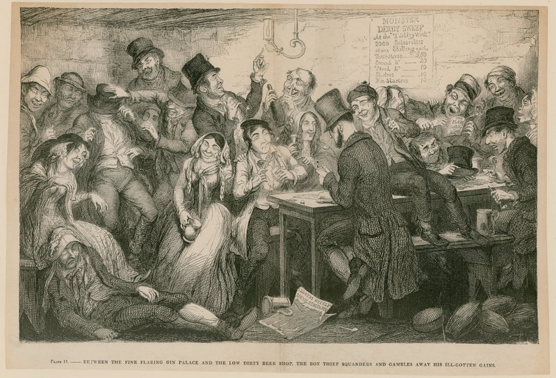 Od opilců, 1848 od George Cruikshank