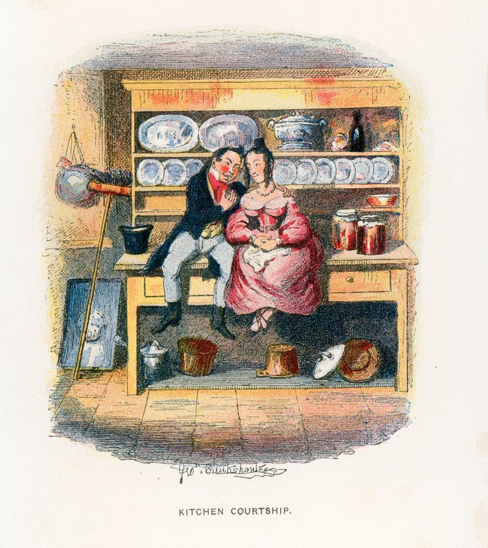 Ilustrace pro těžké časy od George Cruikshank