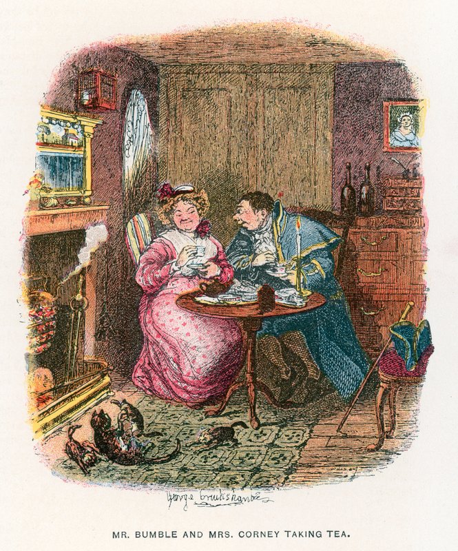 Ilustrace pro Olivera Twista od George Cruikshank
