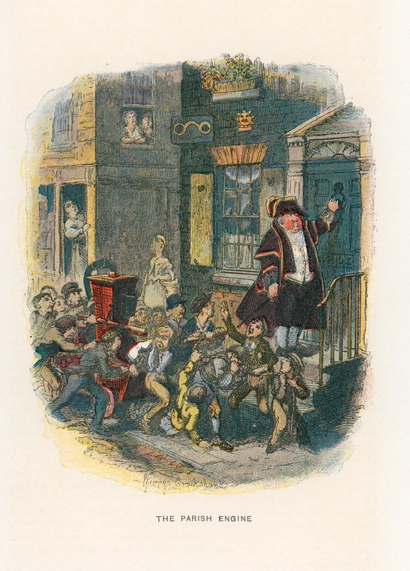 Ilustrace k filmu Sketches by Boz od George Cruikshank
