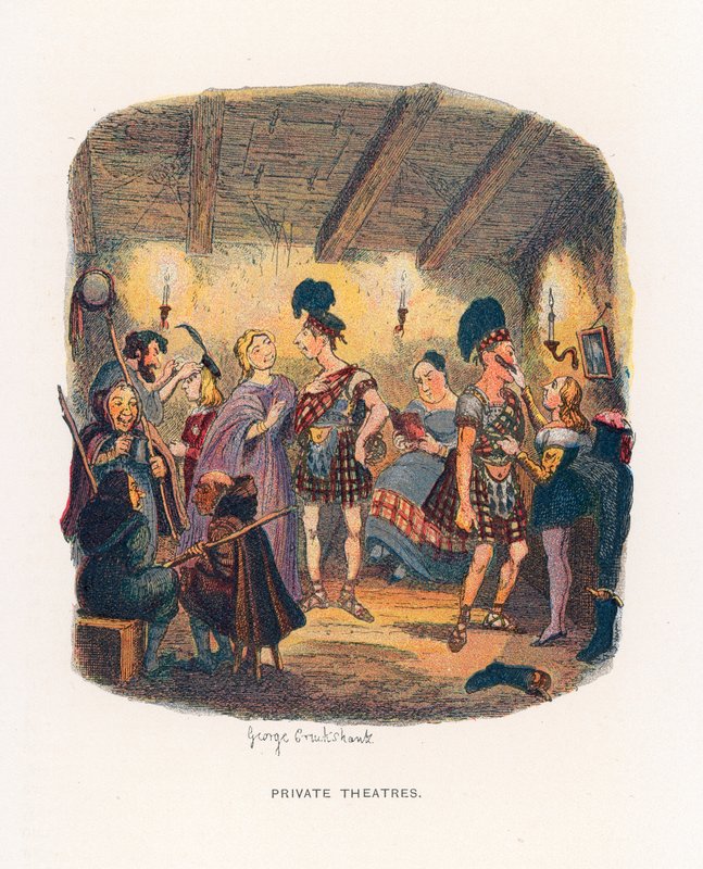 Ilustrace pro Sketches od Boz od George Cruikshank